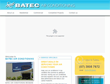Tablet Screenshot of batec.com.au